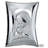 Silver picture of the Mother of God with the child 8x10cm GRAWER