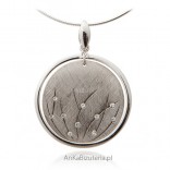 Silver pendant. Spring jewelry