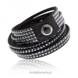 Swarovski crystal bracelet Rock style Glamor