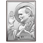 Obrazek srebrny Święty  Jan Paweł II