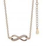 Necklace "Infinity" silver gilt