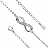 Silver bracelet Infinity - Fashionable silver jewelry