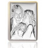 A beautiful silver picture of the Holy Family - GRAWER gift