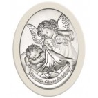 Dewocjonalia - Srebrny obrazek na Pamiątkę Chrztu Świetego