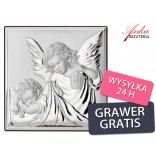 Offensive Silver Guardian Angel with a lantern - a gift for a child - GRATIS FREE