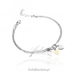 Silver bracelet Hearts - Beautiful Italian jewelry