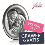 Silver Picture Holy Family Engraving Free