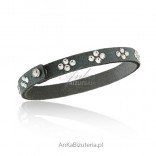 Swarovski bracelet gray