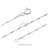 Delicate silver chain for Las Vegas hangers 0.3