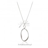 Silver jewelry - long silver necklace