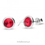 Swarovski Jewelry - TINY BONBON earrings - red