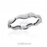 Silver bracelet - Wave