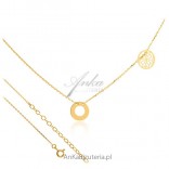 Necklace of stars - Gold-plated silver necklace with delicate tags
