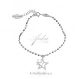 Italian silver bracelet * Stars *
