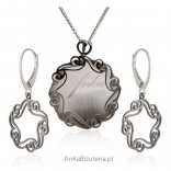 Silver jewelry - Lace set