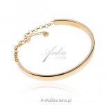 Silver gilded bracelet. Classic jewelry