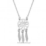 Dreamcatcher - Trendy silver necklace