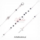 Silver bracelet - Italian design - a rosary
