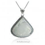 Beautiful silver jewelry with moonstone