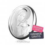 The Mother of God with the Child. A silver souvenir