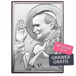 Silver image Saint John Paul II NEW!