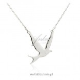 Necklace Silver Dove of Peace Jewelry for a gift