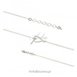Silver heart bracelet - Italian jewelry