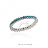 Silver jewelry - ring with turquoise
