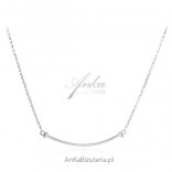 Silver rhodium plated necklace