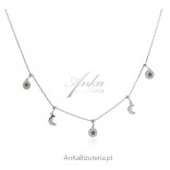 Silver choker necklace - Fashionable jewelry