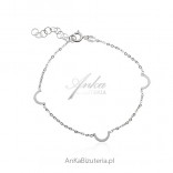 Silver bracelet - Original women's jewelry