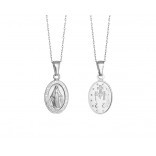 Subtle medal of Our Lady of Miracles - silver pr. 925