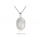 Silver jewelry with moonstone - Size. XS