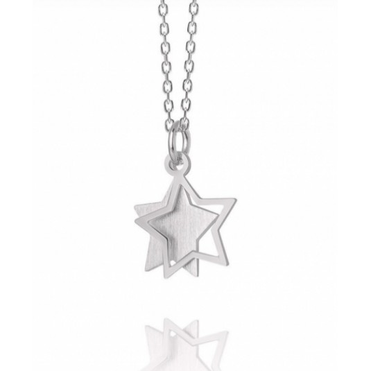 Naszyjnik srebrny z gwiazdką  - Biżuteria DallAcqua