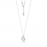 Silver necklace for animal lovers - ŁAPKA W SERCU - silver Italian jewelry