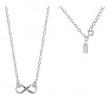 Infinity silver necklace - "Infinity"