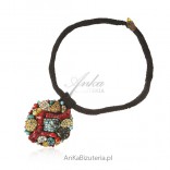 Artistic jewelery with natural stones handmade