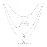Perfect Italian jewelry - CASCADE silver necklace