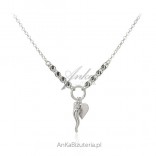 Silver GOOD LUCK necklace