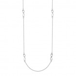 Silver rhodium plated necklace INFINITE