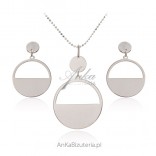 Silver jewelry - elegant silver set