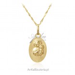 Golden set pr. 585 - Our Lady of Czestochowa with a chain