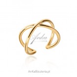 Gold-plated silver ring - Classic and original jewelry