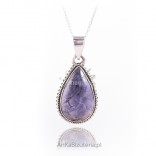 Silver pendant with beautiful stones from the USA - TIFFANY