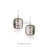 Silver earrings from DENDRITE