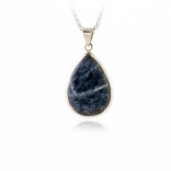 Silver pendant with SODALITE