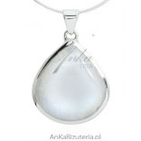 A beautiful large moonstone in a silver setting