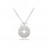 Silver jewelry - COMPASS necklace