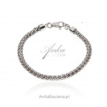 Silver bracelet 19 cm BALLS