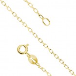 Ankier 0.6 gold-plated silver chain